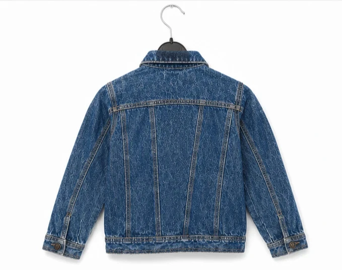 Pregnant Mother-to-be Kids' Denim Jacket – Size 10, timeless style – photo 3